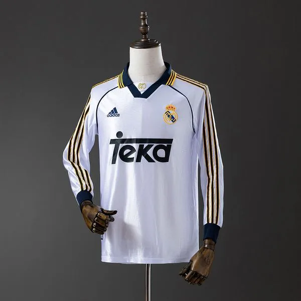 Camiseta de fútbol Real Madrid 1998/00 LOCAL MANGA LARGA VERSION FAN